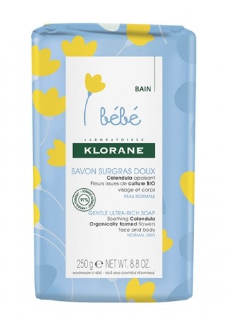 Klorane Bébé Savon Surgras Doux Pain 250g